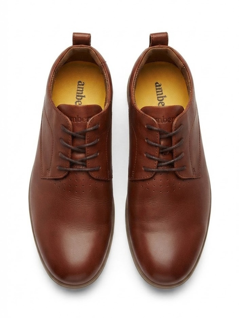 Amberjack “The Original” Brown Leather Lace-Up Shoes
